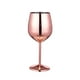 thumbnail image 2 of Copas de vino, copas de vino tinto, taza de cristal para decoración del banquete de boda, copa de vino de acero inoxidable, plata/oro rosa/regalo de N 500ml de oro rosa Macarena Copas de vino de champán, 2 of 8