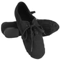 thumbnail image 1 of Zapatos suaves de danza de ballet negros Zapatillas de deporte para gimnasia Fitness Portátil(37), 1 of 8