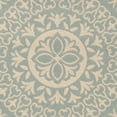 thumbnail image 6 of SAFAVIEH Linden Thornton Floral Area Rug, Cream/Aqua, 4' x 6', 6 of 7