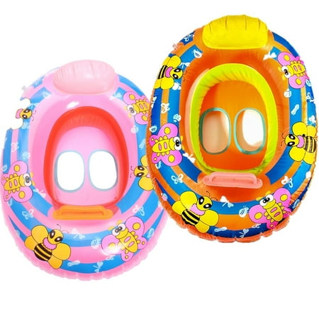 1 Pc Inflatable Kids Baby Swimming Seat Beach Swim Pool Care Aid Trainer Float Ring swimming aid Random