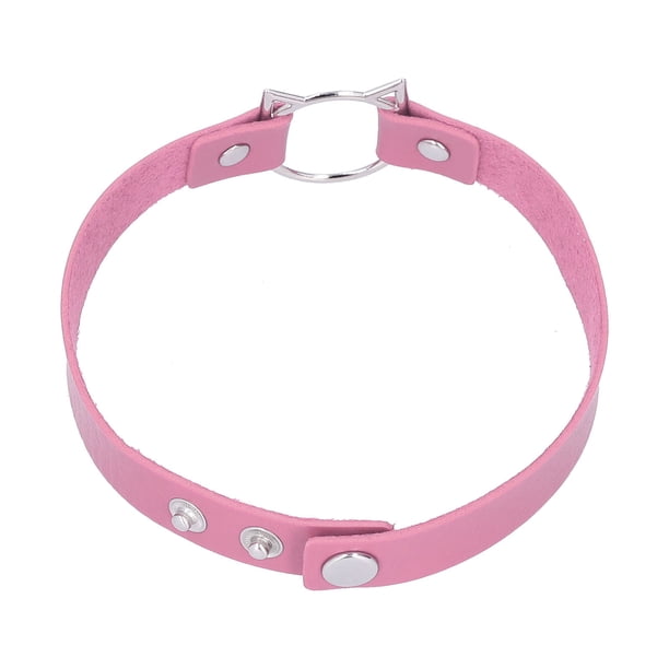 Gargantilla De Cuero PU Accesorio De Vestuario De Amplia Aplicación Gargantilla De Cuero Punk Ajustable Para Festivales Para Niñas Para Fiestas De Cumpleaños Para Mujeres Para ANGGREK Otros