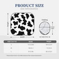 thumbnail image 3 of Haiem Milk Cow Windshield Sun Shade: Universal Foldable 2-Piece Car Front Window Sunshade - Blocks Uv Rays, And Reduces Heat,Essential Car Accessory Small, 3 of 7
