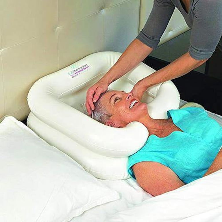EZ-Shampoo Hair Washing Basin (Boxed) EZ-Shampoo Hair Washing Basin (Boxed) showcasing its benefits for limited mobility