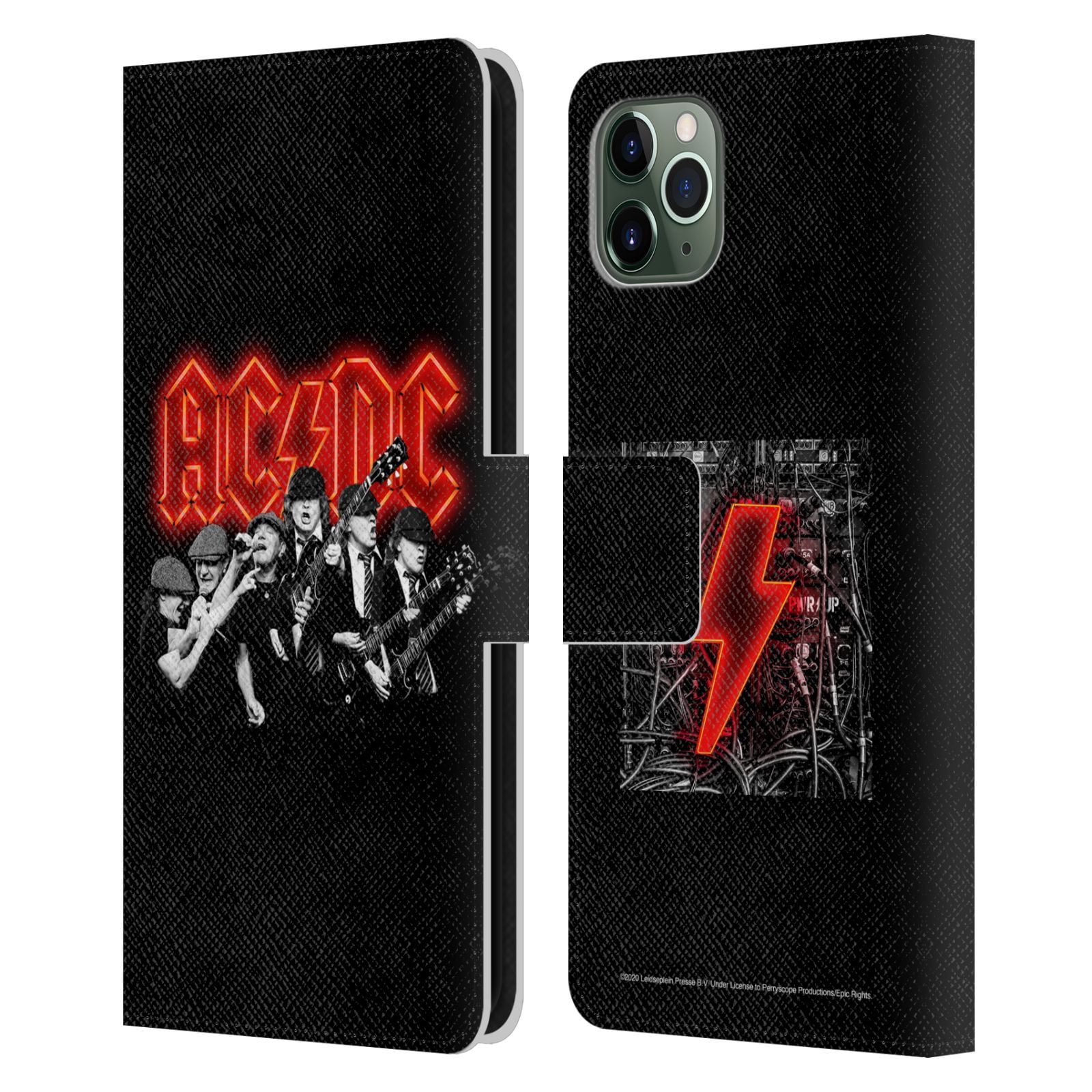 Head Case Designs Officially Licensed AC/DC ACDC Power Up Group Leather ...