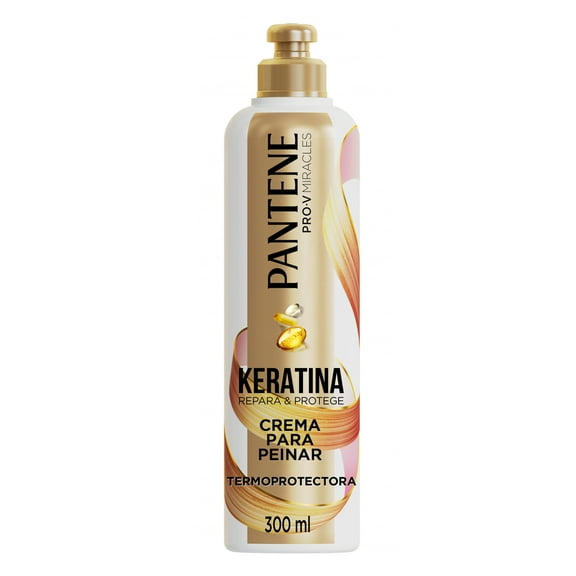 Crema para Peinar Termoprotectora Pantene Pro-V Mirac les Keratina Repara y Protege 300 ml