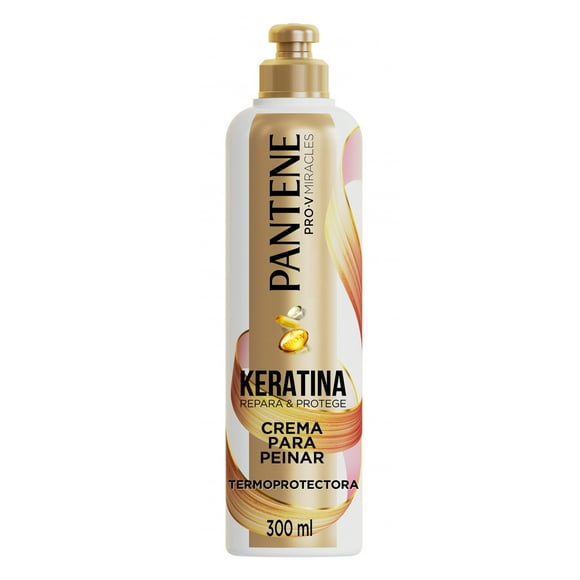 Crema para Peinar Termoprotectora Pantene Pro-V Mirac les Keratina Repara y Protege 300 ml