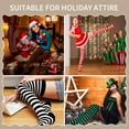 thumbnail image 6 of Women's Extra Long Opaque Striped Over Knee High Stockings Socks…, 6 of 9