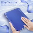 thumbnail image 3 of Étui Ultra Mince Compatible avec Ipad 2018 / Ipad 2017 Modèle 9.7 Pouces - Étui Intelligente avec Dos Caoutchouté - Magnétique avec Fonction Sommeil / Réveil Automatique - Bleu, 3 of 4