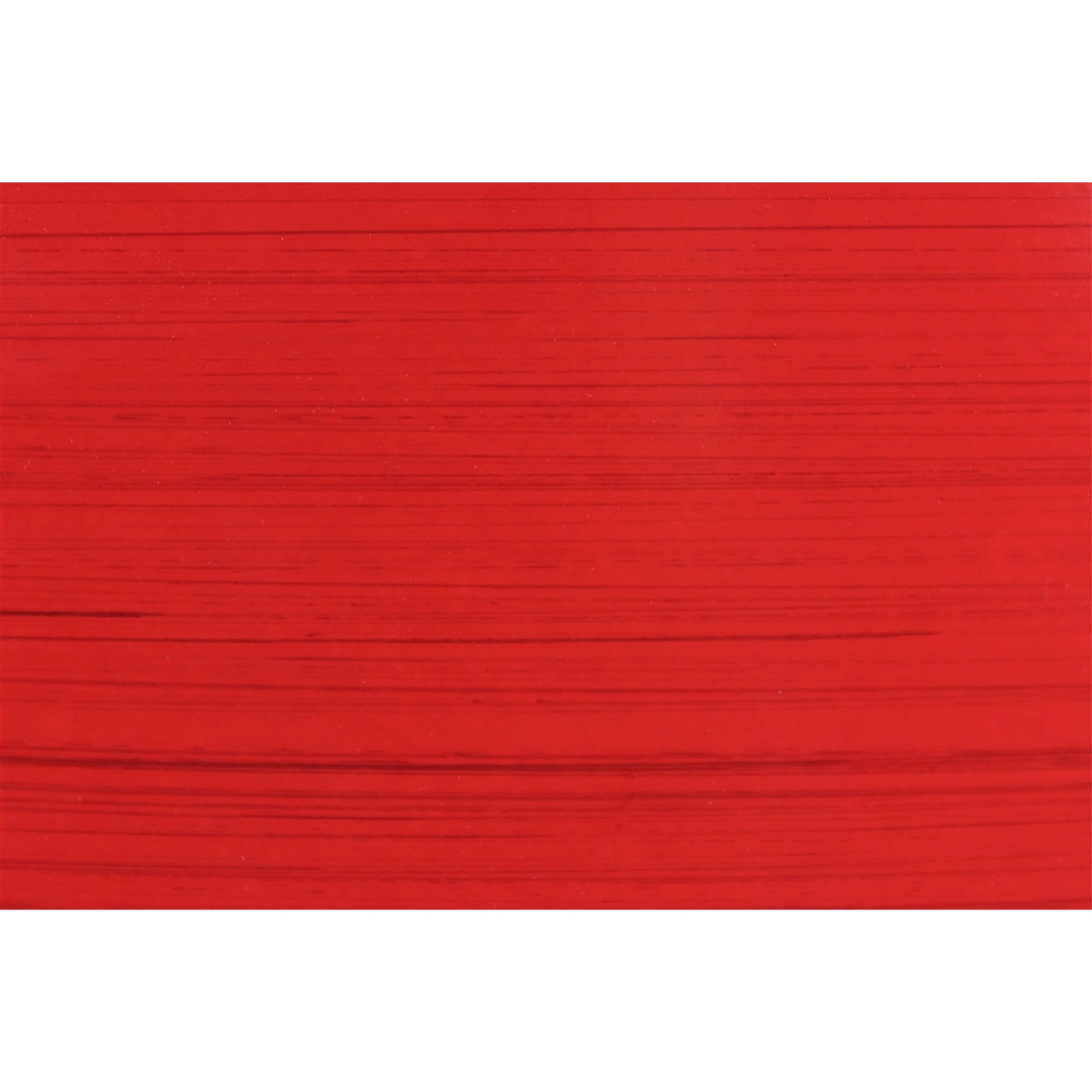 Garden Elements Indoor/Outdoor Glazed Brushed Happy Plastic Planter, Large, Bright Red, 15"