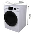 Magic Chef 2.7 cu. ft. All in One Ventless and Washer Dryer Combo in