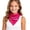 Hot Pink, variant on Neck Scarf for Children Custom Text Neckwear Handmade Lightweight Fashion Scarf for Kids Shawl Red,One Size