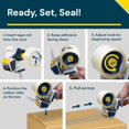 thumbnail image 7 of Excell Safeguard Packing Tape Dispenser, 2 Inch Wide Heavy Duty Tape Gun for Packaging, Box Sealing, Carton Sealing - 2Pack, 7 of 7