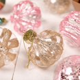 thumbnail image 5 of Twfbrm 9ct Clear Christmas Ball Ornaments, 3.15" Shatterproof Plastic Decorative Ball Pendants with Stuffed Delicate Sparkling, Glitter Xmas Tree Hanging Baubles Christmas Decorations for Holiday, 5 of 7