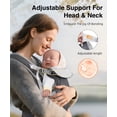 thumbnail image 3 of RUPOUN Baby Carrier, Convertible Soft & Cool Baby Carrier, 4-Position, Gray, for Child, Infant, Newborn, 3 of 9
