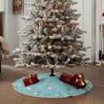 thumbnail image 4 of Sikiie Cute Poodle Dog Nativity Christmas Tree Skirt, Jesus Christian Winter Holiday Tree Mat Decoration(30-48IN)36", 4 of 6