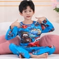 thumbnail image 2 of Disney Cars Frozen Elsa Pijamas Marvel Spiderman Anime Boy Pijama Set 3D Print Otoño Niños de manga larga Sleepwear16 135-145cm zhangyuxiang CONDUJO, 2 of 2