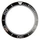 thumbnail image 1 of Inserto de bisel de reloj, accesorio de repuesto de reparación de anillo de bisel de reloj de cerámica de 41,5mm, Base negra, línea completa de dígitos blancos, 1 of 10