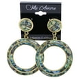 thumbnail image 2 of Mi Amore Drop-Dangle-Earrings Green/Gold-Tone, 2 of 2