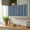Blue, variant on Denim Blue Striped Cabinet Curtains for Kitchen 28"Wx51"L, Coastal Grandma Farmhouse Rustic Linen Texture Under Sink Skirt Magic Tape Short Curtain Decorative Privacy Panel for Pantry Cabinet Opening