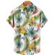 thumbnail image 3 of Camisas gráficas de piña y fruta para hombres, ropa con estampado 3D, camisa hawaiana de playa, blusas Y2K de manga corta, ropa vintage, blusa con solapa, 3 of 5