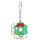 thumbnail image 3 of Llaveros navideños de Papá Noel y alce, anillos para llaves, soporte para llavero de coche, bolsa con dijes, regalos de navidad, 3 of 4
