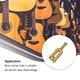 thumbnail image 4 of Billuyoard 6 unids/lote trémolo de puente de guitarra Rectangular con sillines de tornillo Trem superficie recubierta de parte para accesorios de Artesanía Oro, 4 of 6