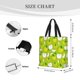 thumbnail image 3 of Fotbe Green Apple Bolsa Tote con Estampado para Mujer, Bolsos con Cremallera, Bolsa de Hombro Casual de Gran Capacidad con Bolsillos Internos, 3 of 7