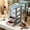 #194Blue, variant on Drawer Desktop Storage Box, Transparent Dust Free Cosmetic Organizer, Multi Layer Stationery Storage Container, Slide Out Trays, Ideal for Makeup, Beads, or Electronics