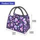 thumbnail image 2 of Fotbe crystal Skull flower cool Bolsa Térmica Portátil con Estampado, Bolsa de Entrega de Alimentos Aislada, Bolsa Reutilizable de Gran Capacidad para Comidas y Supermercado, 2 of 6
