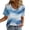 Blue(New)B, variant on PNTUTB Summer Women's Fashion Tie Dye Print Casual Loose Comfortable Short Sleeve Crew Neck Pullover Tops