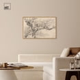 thumbnail image 3 of Old Oak Tree Canvas Vintage Illustration by Art Remedy, Gold Frame, 45" x 30", 3 of 7