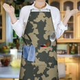 thumbnail image 6 of Camouflage Adjustable Waterproof Apron for Adults 33x27 Inch – Cooking Apron with 2 Large Pockets, Durable Polyester Bib for Kitchen, Baking, BBQ, and Home Use, 6 of 6