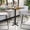 Natural, variant on Emma + Oliver 30" Square Natural Laminate Bar Table Top-22"x22" Base/Foot Ring