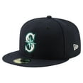 thumbnail image 3 of Men's New Era Navy Seattle Mariners 2025 MLB Little League Classic 59FIFTY Fitted Hat, 3 of 4