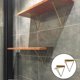 thumbnail image 1 of Soportes de estantería de Metal dorado Macarena decorativos de pared flotante, 1 of 7