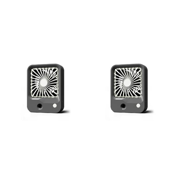 Ventilador de Nebulización Injueey Portátiles Recargables Humidificación Hidratante Humidificador de Enfriamiento Gris 2piezas CBP211596