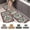 A, variant on Dpityserensio 2-Piece Ethnic Kitchen Rug Set Machine Washable Non-Slip Bathroom Floor Mat Home Fall Decor