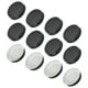thumbnail image 1 of 12 Pcs Tapas para Frascos Mason, Tapas de Lata de Colores con etiqueta para Frasco Mason de Boca Regular para Fermentación, Conservación de Comidas, Congelación, Preservación, Negro (70mm), 1 of 7