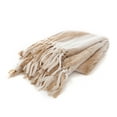 thumbnail image 4 of Gouchee Home Rio Plush Throw Blanket – Charcoal Ultra-Soft Polyester with Fringes – Cozy Decorative Accent for Couch, Bed or Living Room, 4 of 5