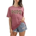 thumbnail image 4 of Mimi Shirts for Women Leopard Print Mimi Graphic Tees Shirts Grandma Gift Casual Short Sleeve Tees Tops, 4 of 7