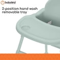 thumbnail image 5 of Babideal Lightweight Baby High Chair with Tray & Harness – Soft Sage, Portable Easy-Clean Feeding Chair, 5 of 12
