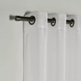 thumbnail image 4 of Bouclair Rideau Transparent Kacha Blanc 52x84 Po (132x213 cm), 4 of 10