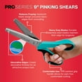 SINGER ProSeries 9" Pinking Shears HeavyDuty Stainless Steel Zigzag Cut for NoFray Fabric