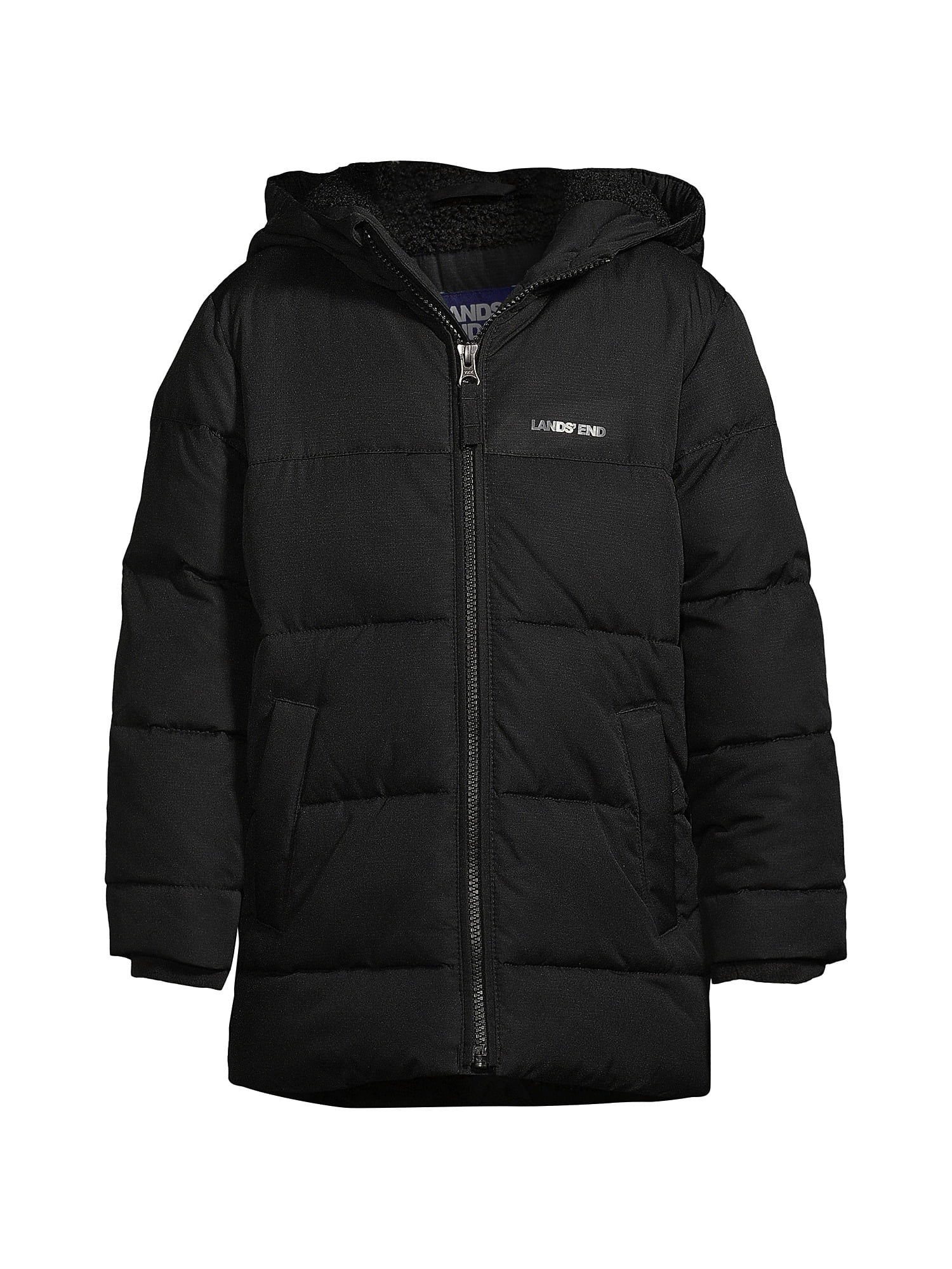 Lands' End Boys ThermoPlume Fleece Lined Parka