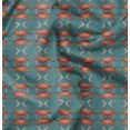 thumbnail image 1 of Soimoi Green Modal Satin Fabric Crabs Ocean Decor Fabric Printed Yard 42 Inch Wide, 1 of 6