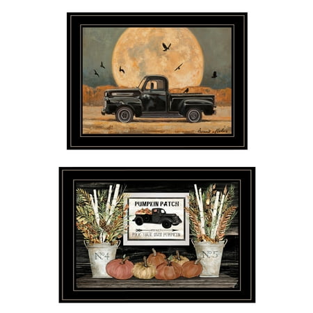 

Harvest Moon 2-Piece Vignette By Cindy Jacobs & Bonnie Mohr Ready to Hang Framed Print Black Frame