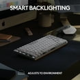 thumbnail image 4 of Logitech MX Mechanical Mini for Mac Wireless Illuminated Keyboard, Low-Profile Performance Switches, Tactile Quiet Keys, Backlit, Space Gray, 4 of 12