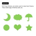 thumbnail image 6 of EVA Foam Sheets Green 19.7 Inch x 17.7 Inch 0.8mm Thick Crafts Foam Sheets 5Pcs, 6 of 6