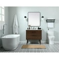 thumbnail image 6 of Elegant Decor Boise 36" MDF Single Bathroom Vanity with Backsplash in Walnut, 6 of 8