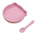 thumbnail image 2 of YAOMOBB Baby Serve Plate Strong Suction Baby Plate with Food Grade Silicone Secure Feeder Dish for Toddlers, 2 of 7